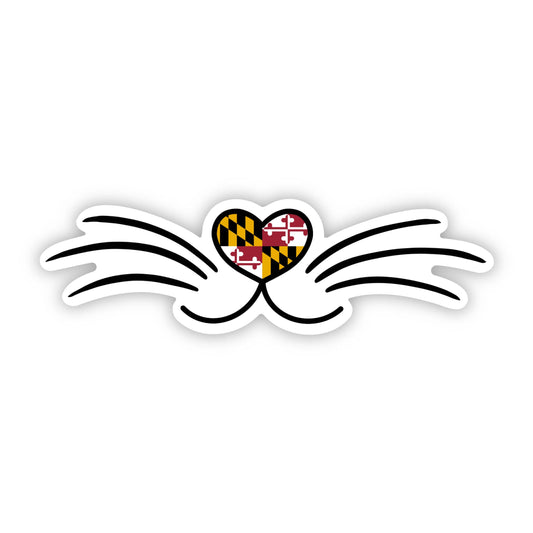 Jami Creates - Maryland Cat Nose Sticker