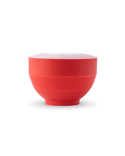 W&P - Personal Size Popcorn Popper - Silicone Reusable Maker: Charcoal