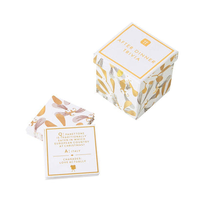 Talking Tables - After Dinner Christmas Trivia & Charades Game Stocking Stuffers