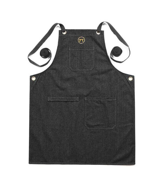 Fox Run Brands - Outset Black Denim Grill Apron For Men and Women, 27" x 33"