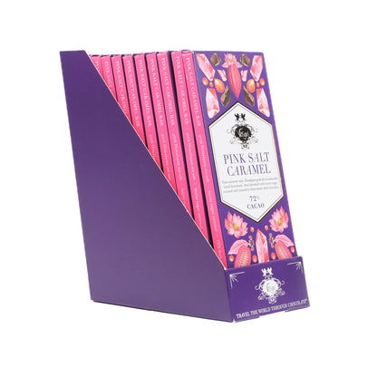 Dark Chocolate Bar w/ Himalayan Pink Salt & Caramel -Gourmet