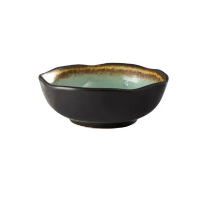Midori Kanyu 4.75" Round Porcelain Shallow Bowl