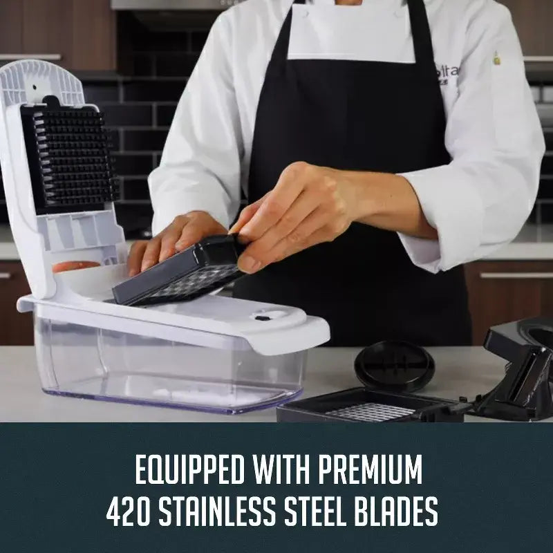 Manual Vegetable Chopper and Spiralizer