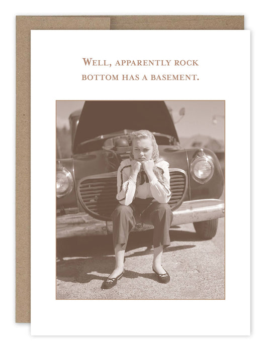 Shannon Martin Design - Rock Bottom Basement What A Hoot Card