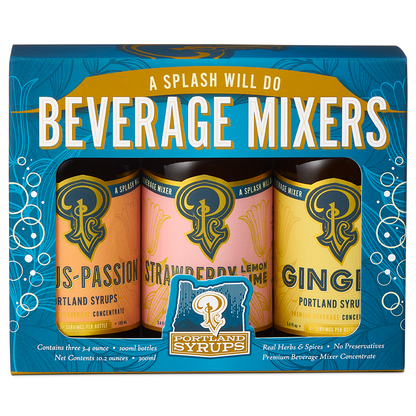 Portland Syrups |  Cocktail / Mocktail Mixers Blue Gift Set