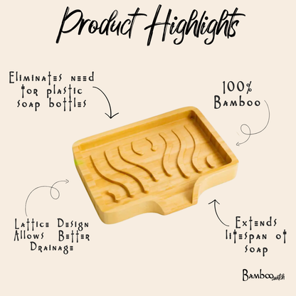 Bamboo Soap Lift | Wavy | Faire Market Bestseller
