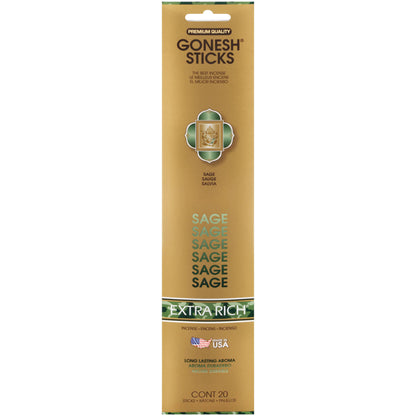 Incense Sticks: Gonesh Extra Rich Sage