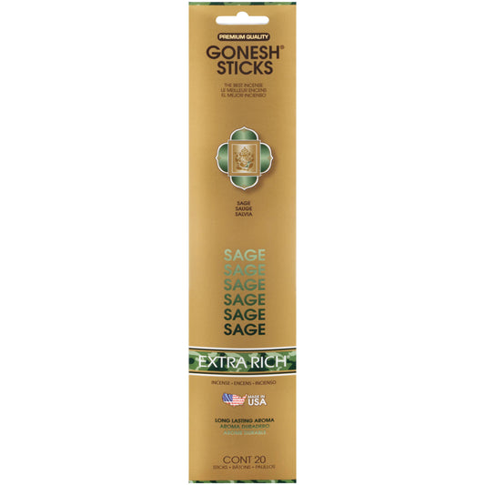 Incense Sticks: Gonesh Extra Rich Sage