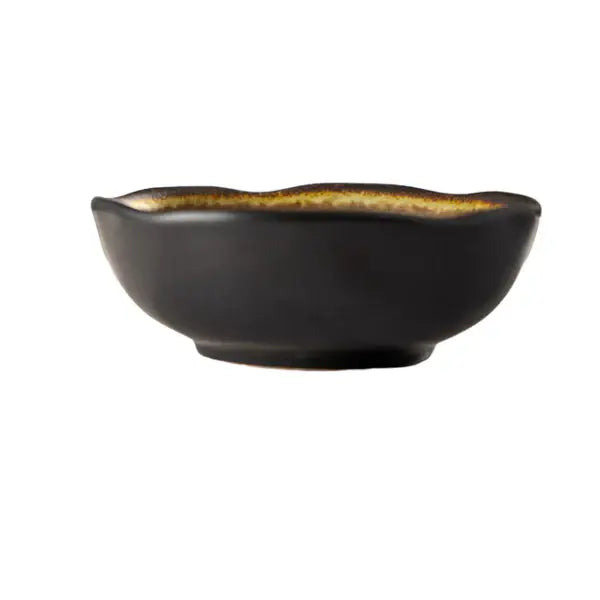 Midori Kanyu 4.75" Round Porcelain Shallow Bowl
