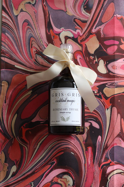 Gris Gris Cocktail Magic Rosemary Thyme Simple Syrup