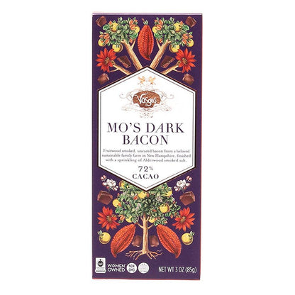 Mo's Dark Chocolate Bar w/ Smoked Bacon & Salt - Gourmet