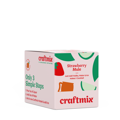 Craftmix | Strawberry Mule Cocktail / Mocktail Mixer - Individuals