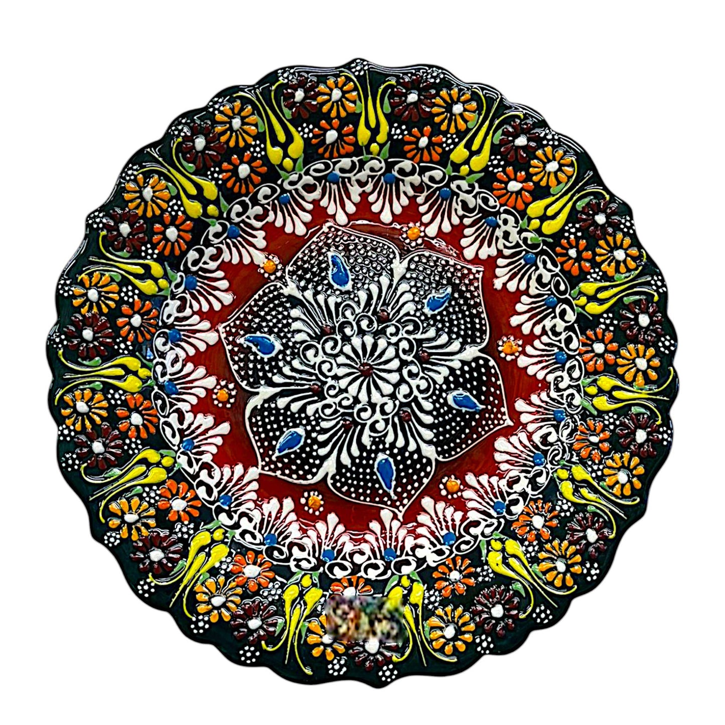 Import Corner -  10" Ceramic Embossed Plate