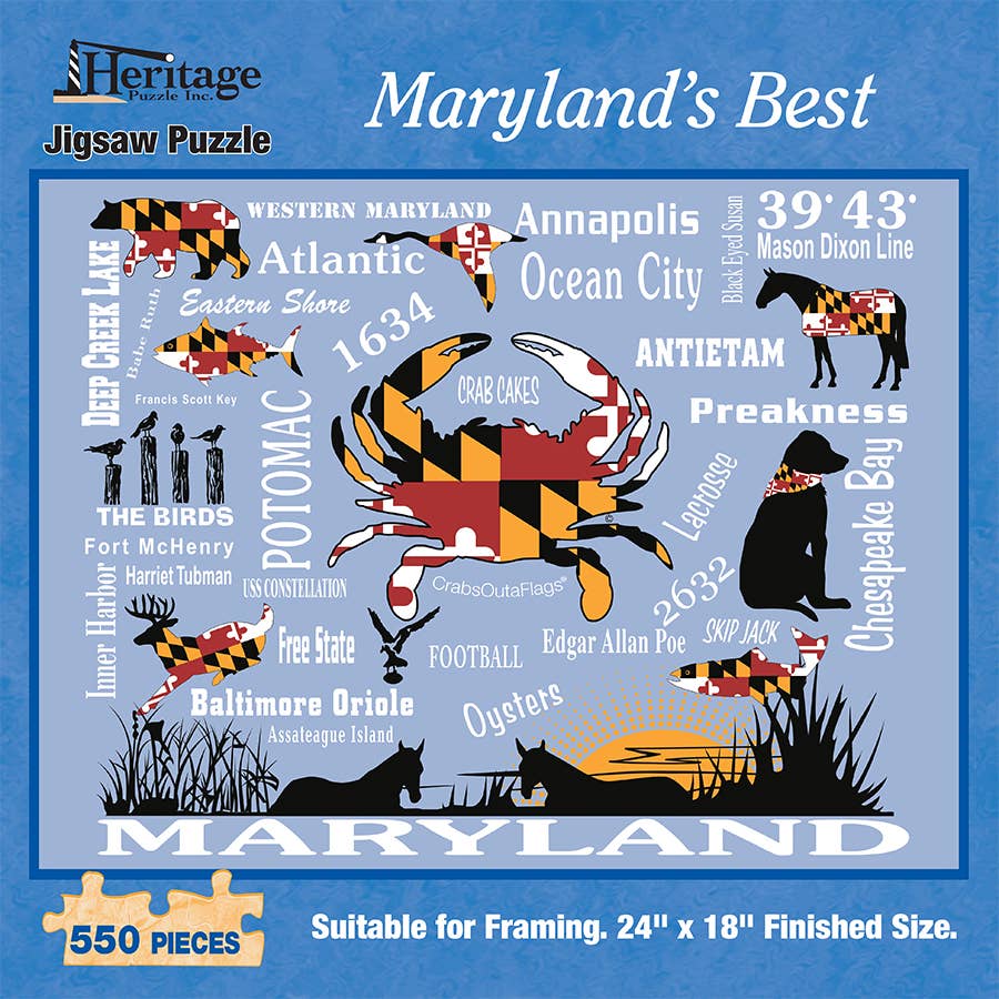 Heritage Puzzle - Maryland's Best Puzzle