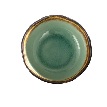 Midori Kanyu 4.75" Round Porcelain Shallow Bowl