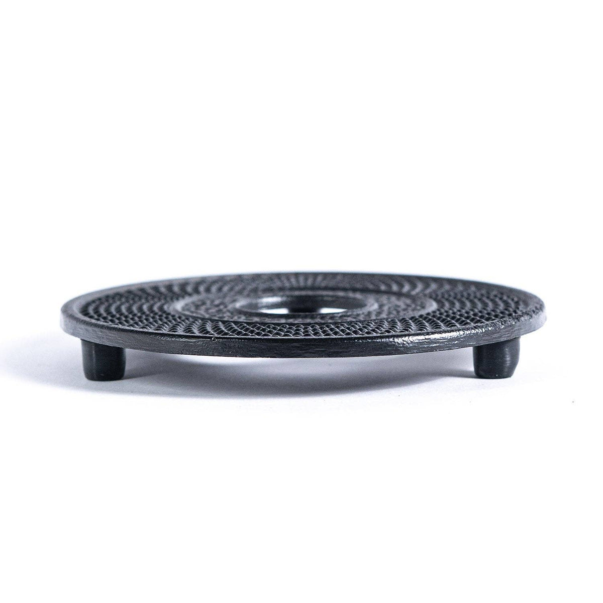 5.3"D Cast Iron Hobnail Teapot Trivet Stand