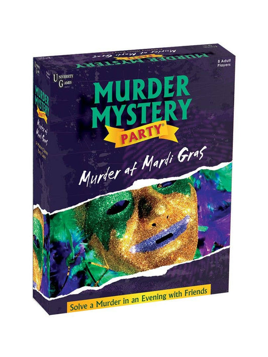 University Games - Murder at Mardi Gras-Murder Mystery Party Games