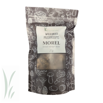 Dried Wild Morel Mushrooms / 20 g