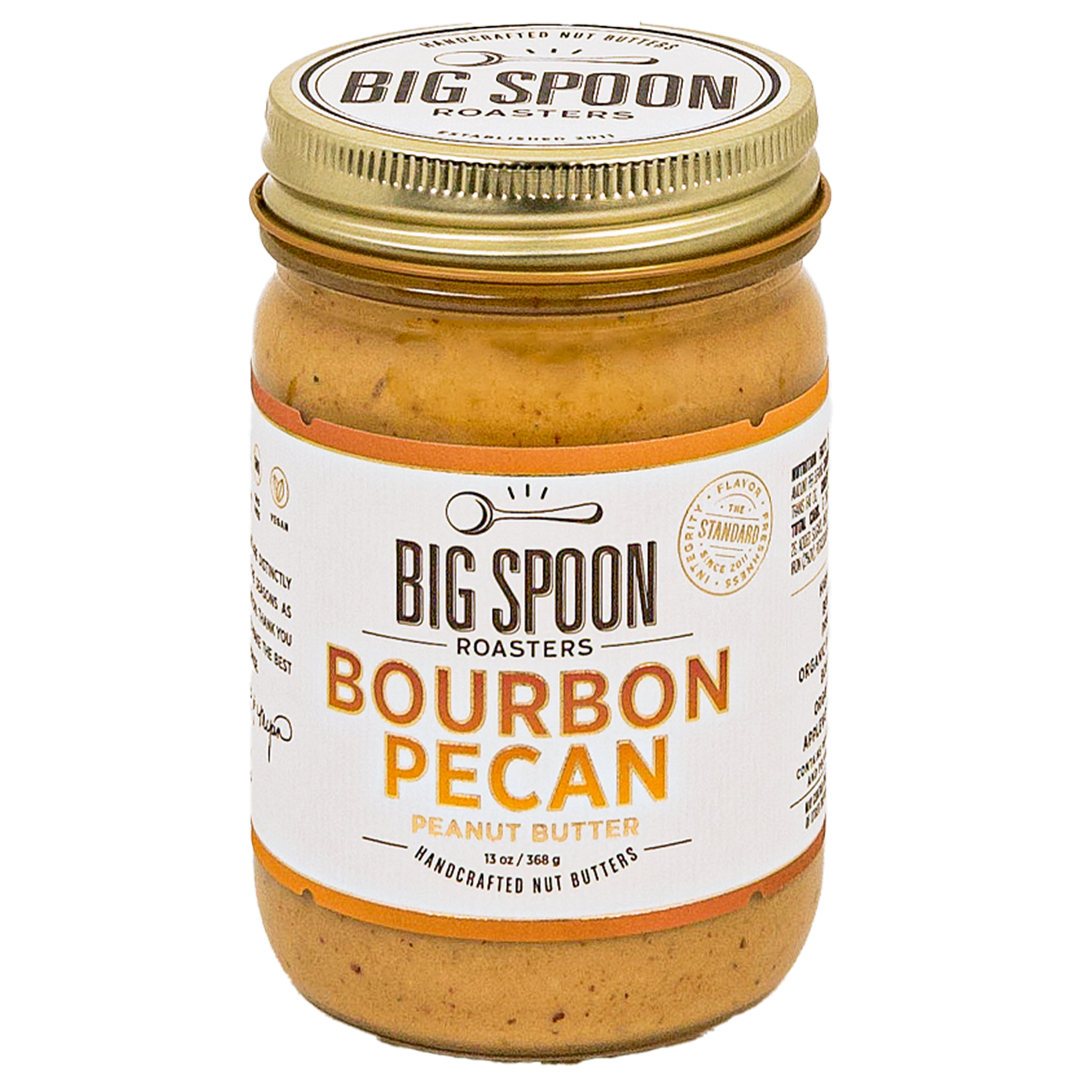 Big Spoon Roasters - Bourbon Pecan Peanut Butter: 13 oz Jar