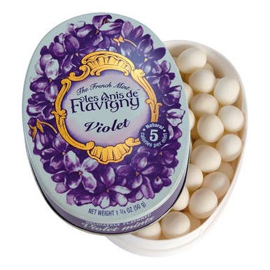 The French Farm - Les Anis de Flavigny All Natural Violet Mints 1.8oz