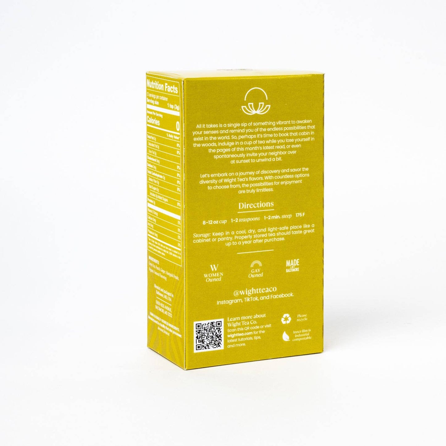 Wight Tea Company - Maryland Mint Loose Leaf Tea