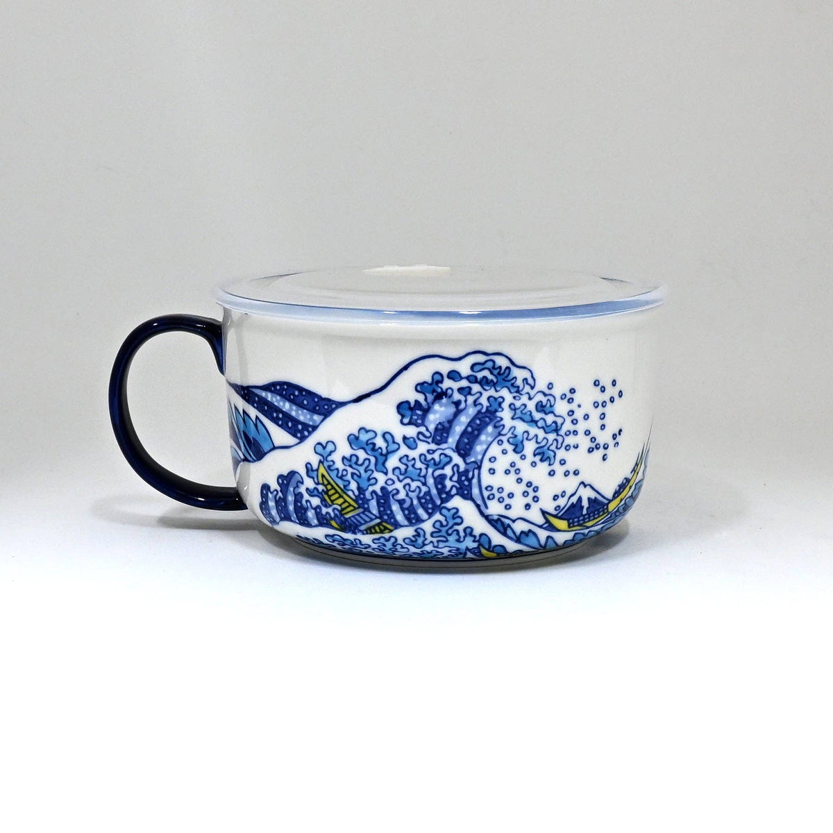 Great Wave 33 oz Microwavable Bowl with Lid