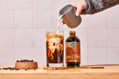 Portland Syrups | Brown Sugar Simple Syrup 12 oz - Mixed Drinks & Coffee Syrup