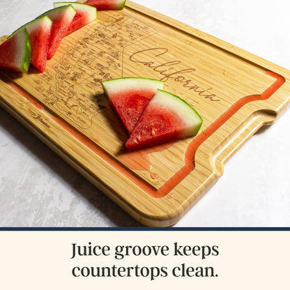 Flip, Serve & Store™ State Charcuterie Board with Lid: Maryland