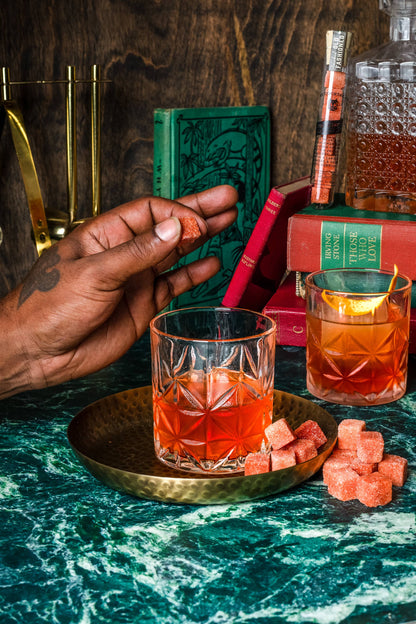 Black Walnut Old Fashioned Bitters Infused Cubes