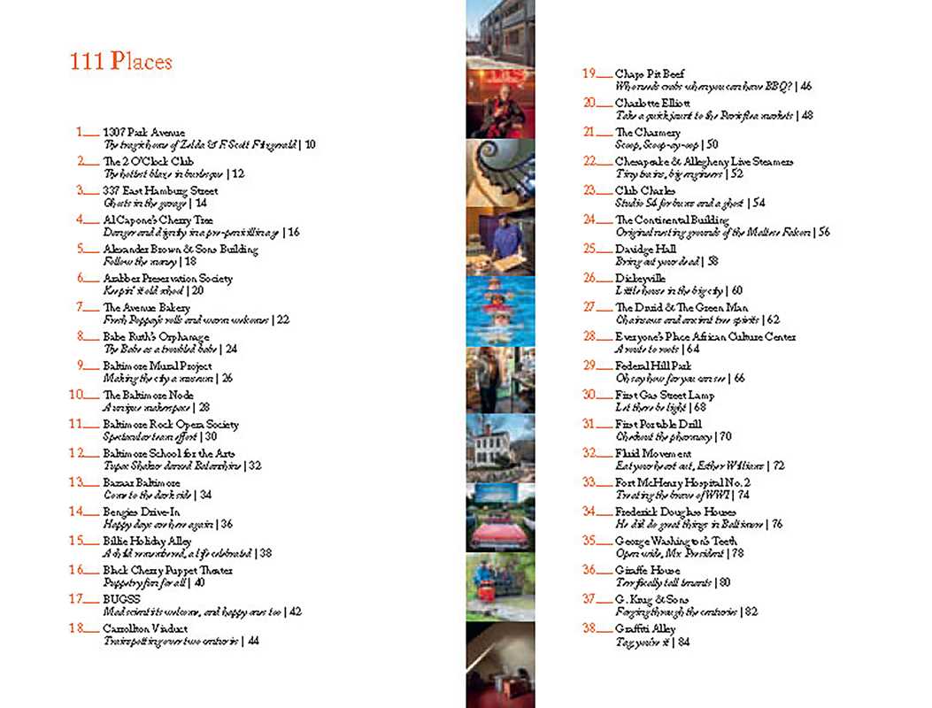 111 Places in Baltimore That You Must Not Miss by Allison Robicelli
