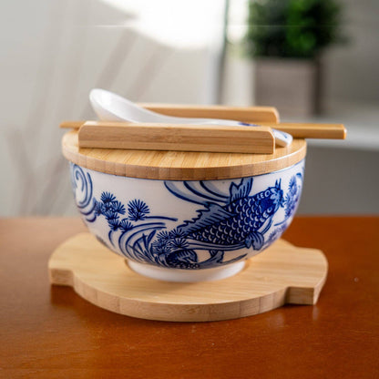 Koi Fish Bowl Set