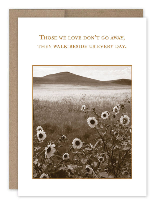 Shannon Martin Design - Walk Beside Us Sympathy Card