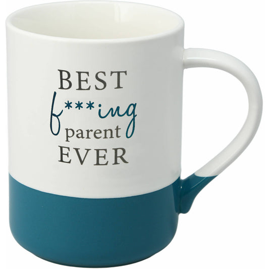 A sleek 18 oz stoneware mug with the heartfelt sentiment "Best Parent" printed on the front, featuring a large ergonomic handle and a stylish, modern design. Perfect for coffee, tea, or gifting to a special parent.