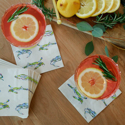 Cocktail Napkins (Set of 20) - Bay Blues