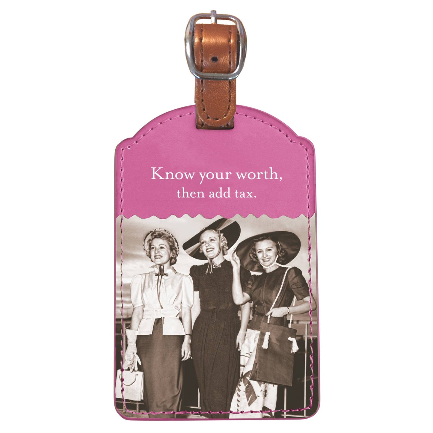 Know Your Worth Luggage Tag