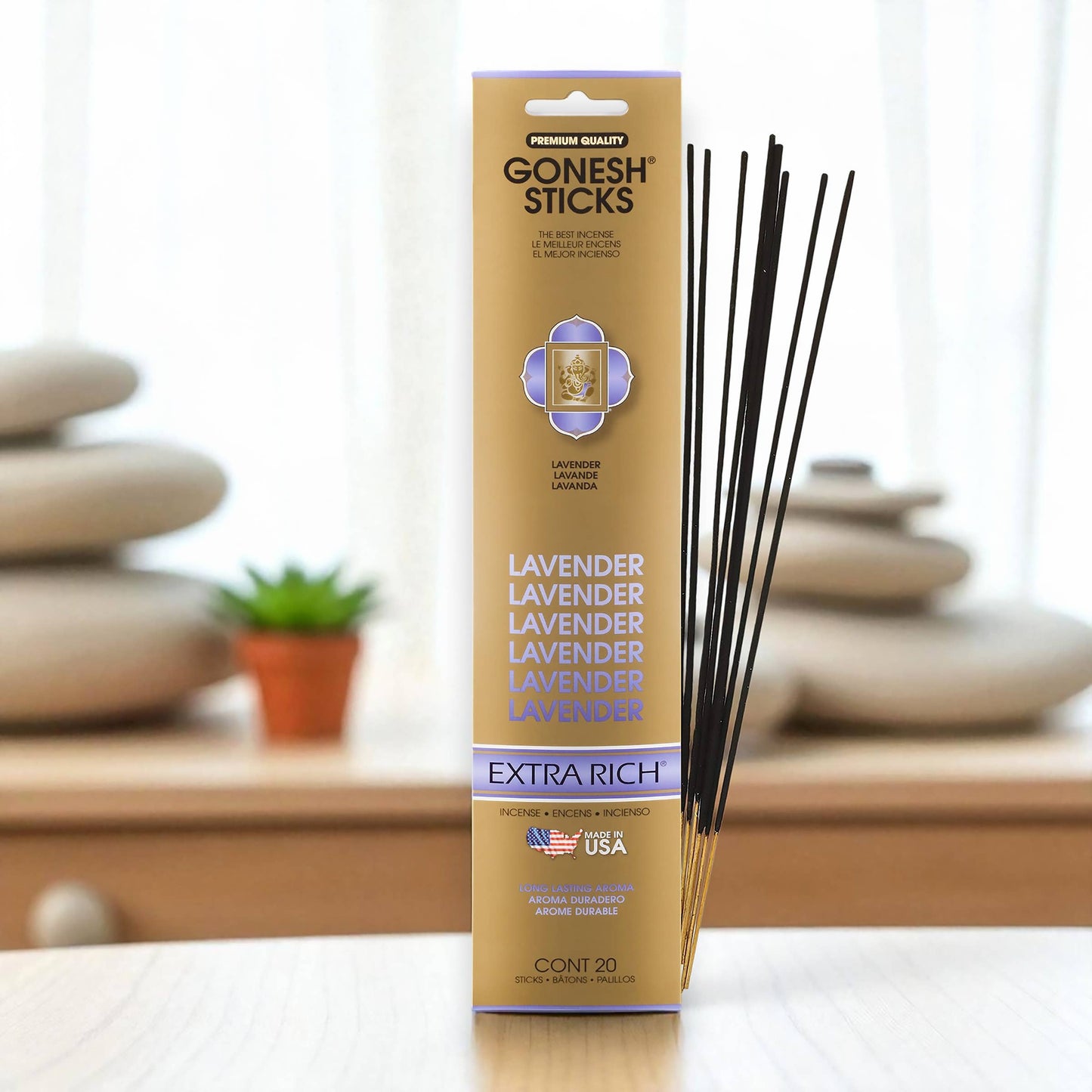 Incense Sticks: Gonesh Extra Rich Lavender