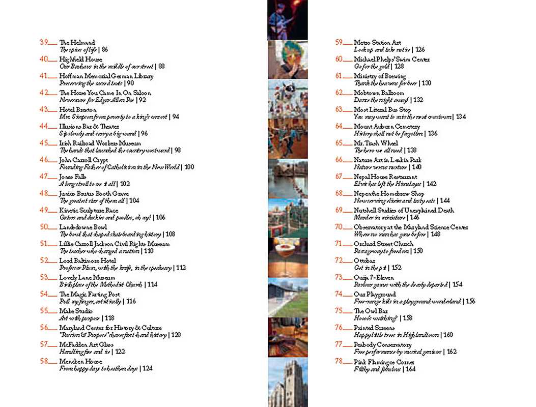 111 Places in Baltimore That You Must Not Miss by Allison Robicelli