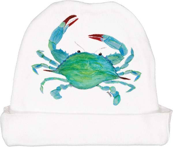 Clawdia Crab Baby Beanie- Grey