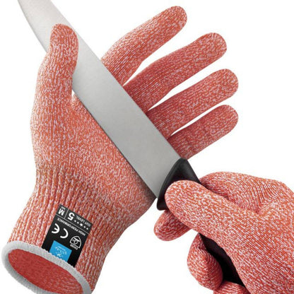 Zulay Kitchen - Cut Resistant Gloves Level 5 Protection - Medium: White
