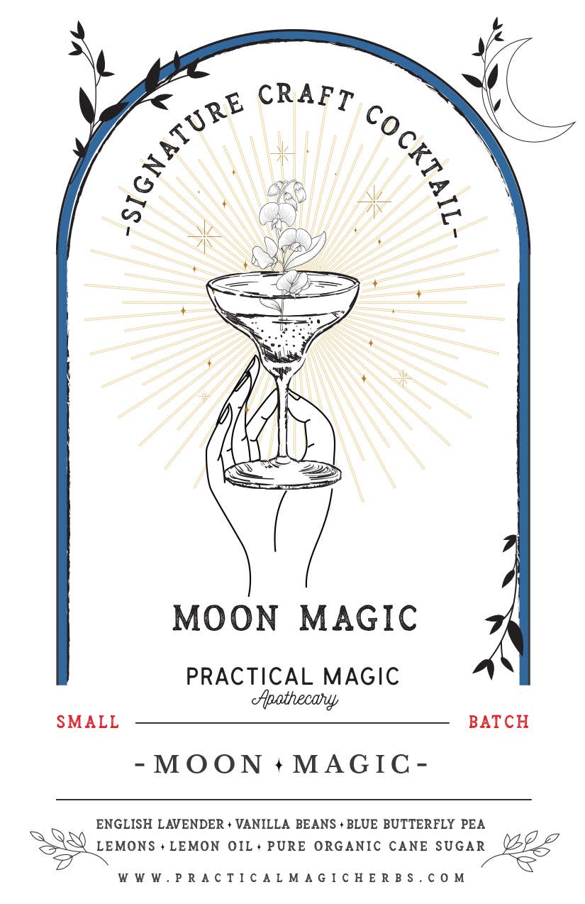 Moon Magic Martini Craft Cocktail Infusion Drink Kit -Jar: Small