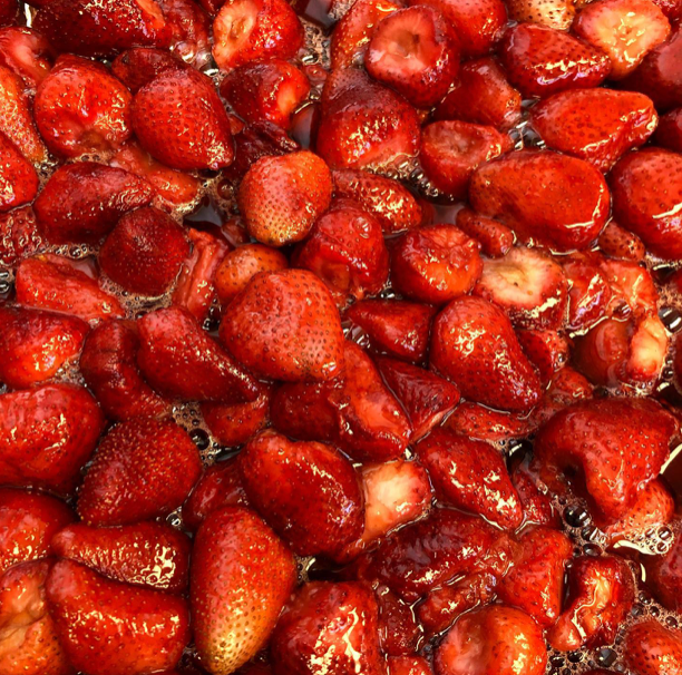 Strawberry & Pink Champagne Preserve | Award-Winning Gourmet Jam | Vegan & Gluten-Free