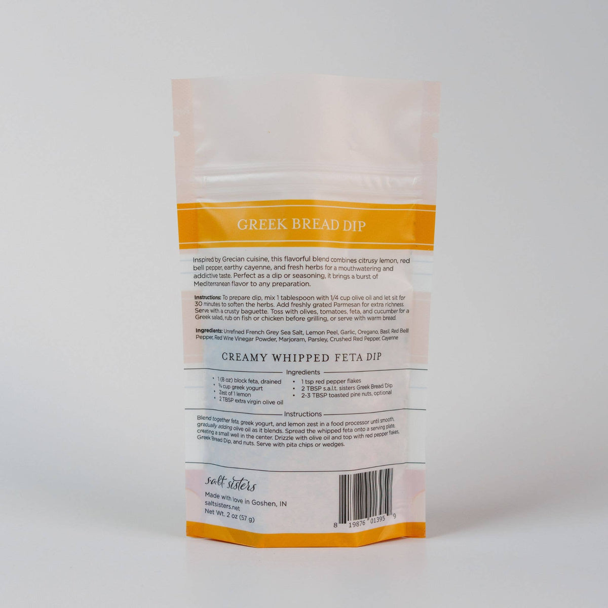 Dip Seasoning Mix - Greek Bread Dip 2 oz
