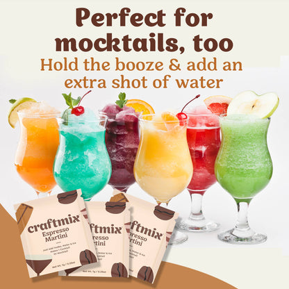 Craftmix | Espresso Martini Cocktail Mixer - 6 Servings Multipack