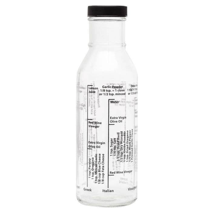 Salad Dressing Mixer Bottle - Light Recipes, 13oz.