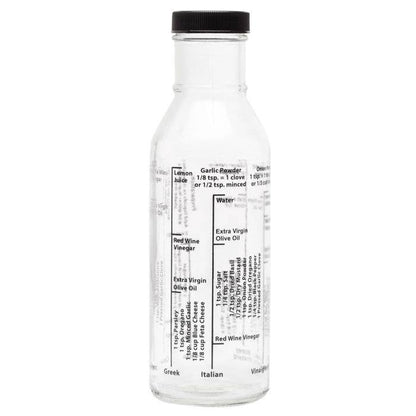 Salad Dressing Mixer Bottle - Light Recipes, 13oz.