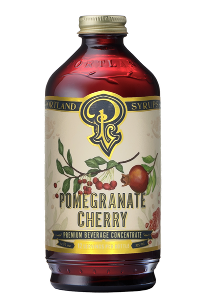 Portland Syrups | Pomegranate Cherry Syrup 12oz - Cocktail/Mocktail Mixer