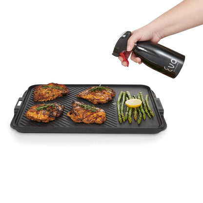 HIC - Harold Import Co. - Evo Stainless Steel Oil Sprayer, Black, 16oz