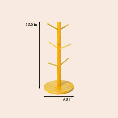 Bamboo Coffee Cup Tree Holder