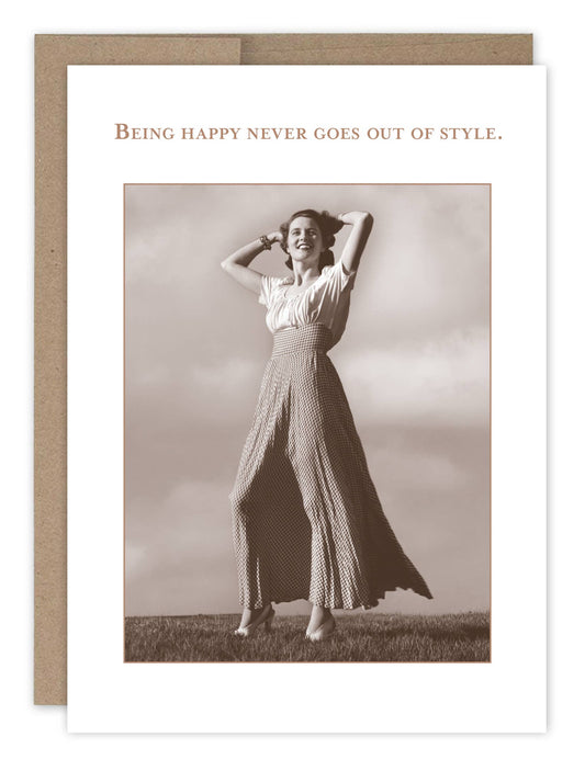 Shannon Martin Design - Being Happy Birthday Card