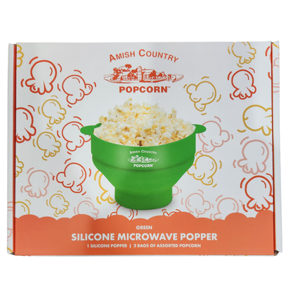 Silicone Microwave Popper: Teal